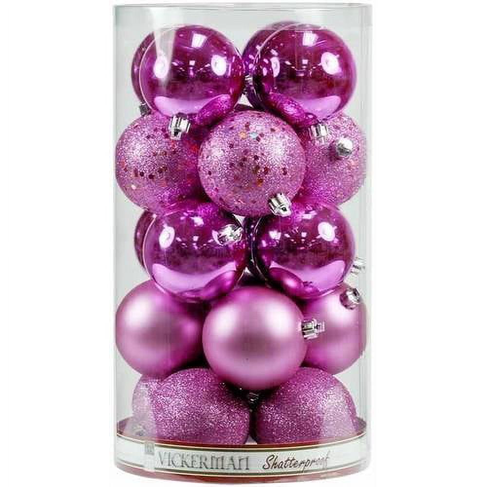 Merriva™ 2.4" Champagne 4-Finish Ball Ornament Assortment, 60 per Box