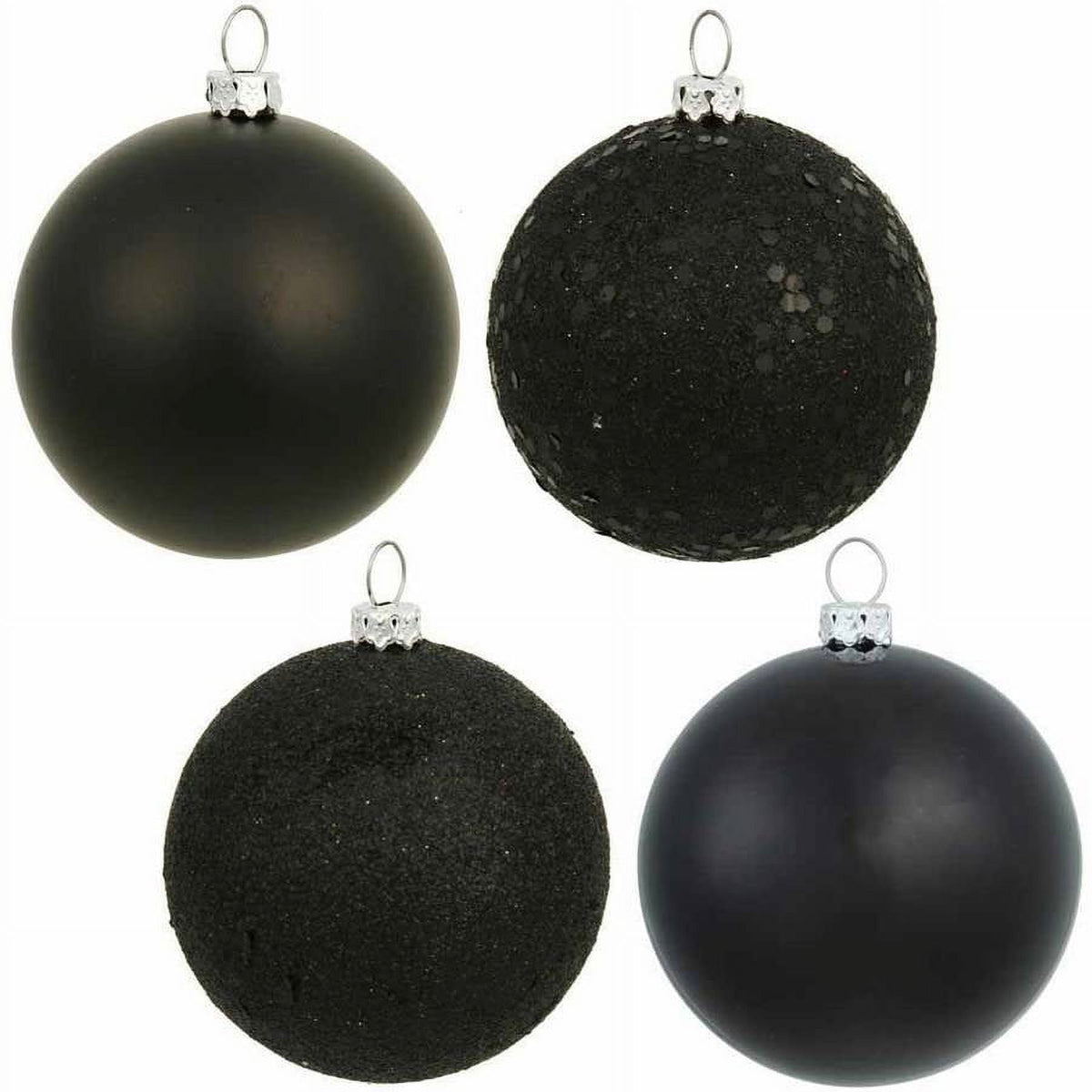 Merriva™ 2.4" Champagne 4-Finish Ball Ornament Assortment, 60 per Box