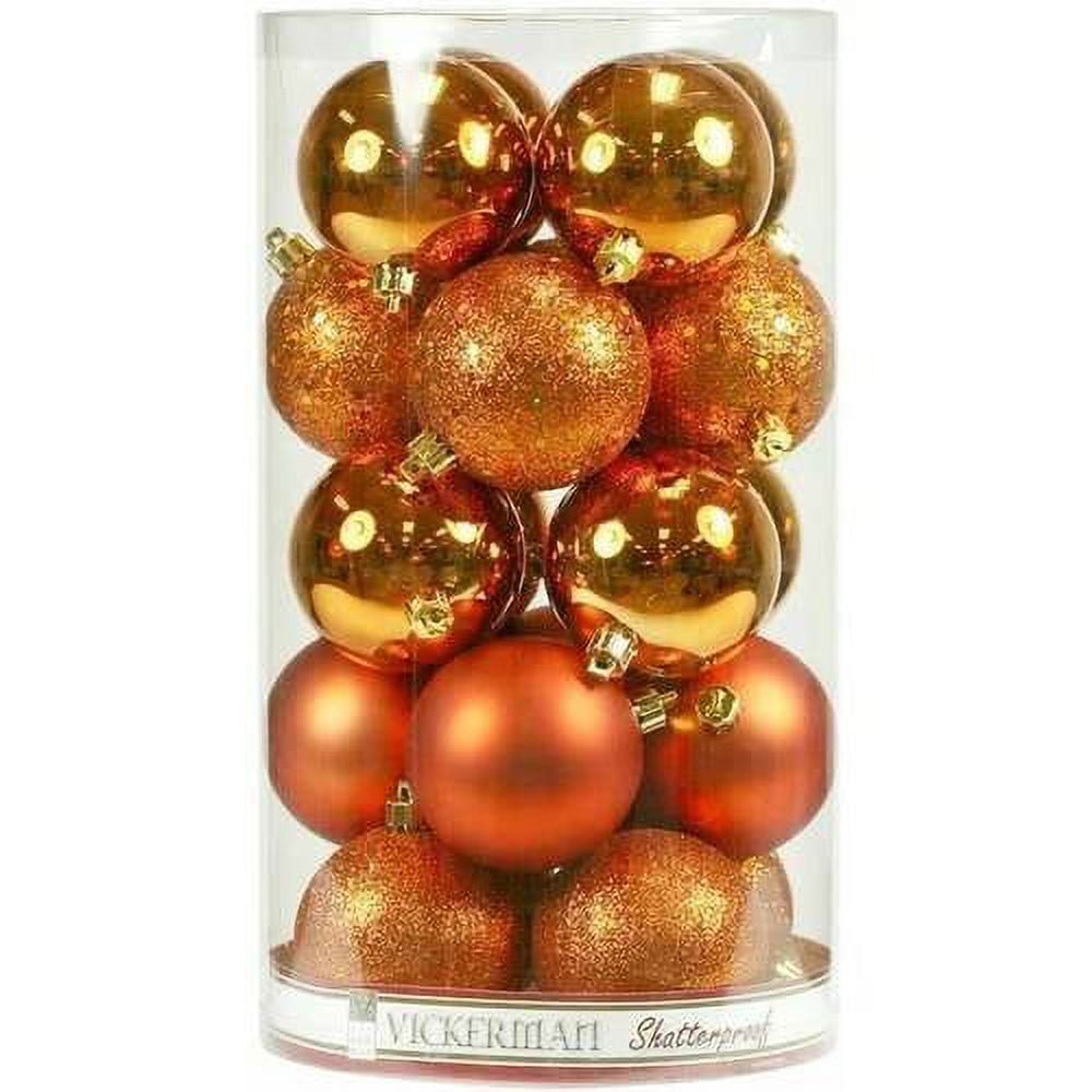 Merriva™ 2.4" Champagne 4-Finish Ball Ornament Assortment, 60 per Box