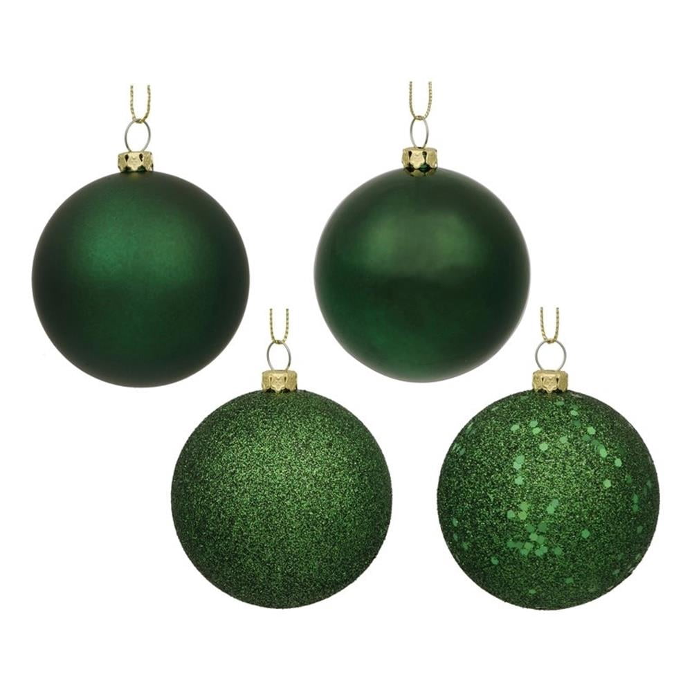 Merriva™ 2.4" Champagne 4-Finish Ball Ornament Assortment, 60 per Box