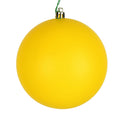Vickerman 3" Yellow Matte Ball Ornament, 12 per Bag