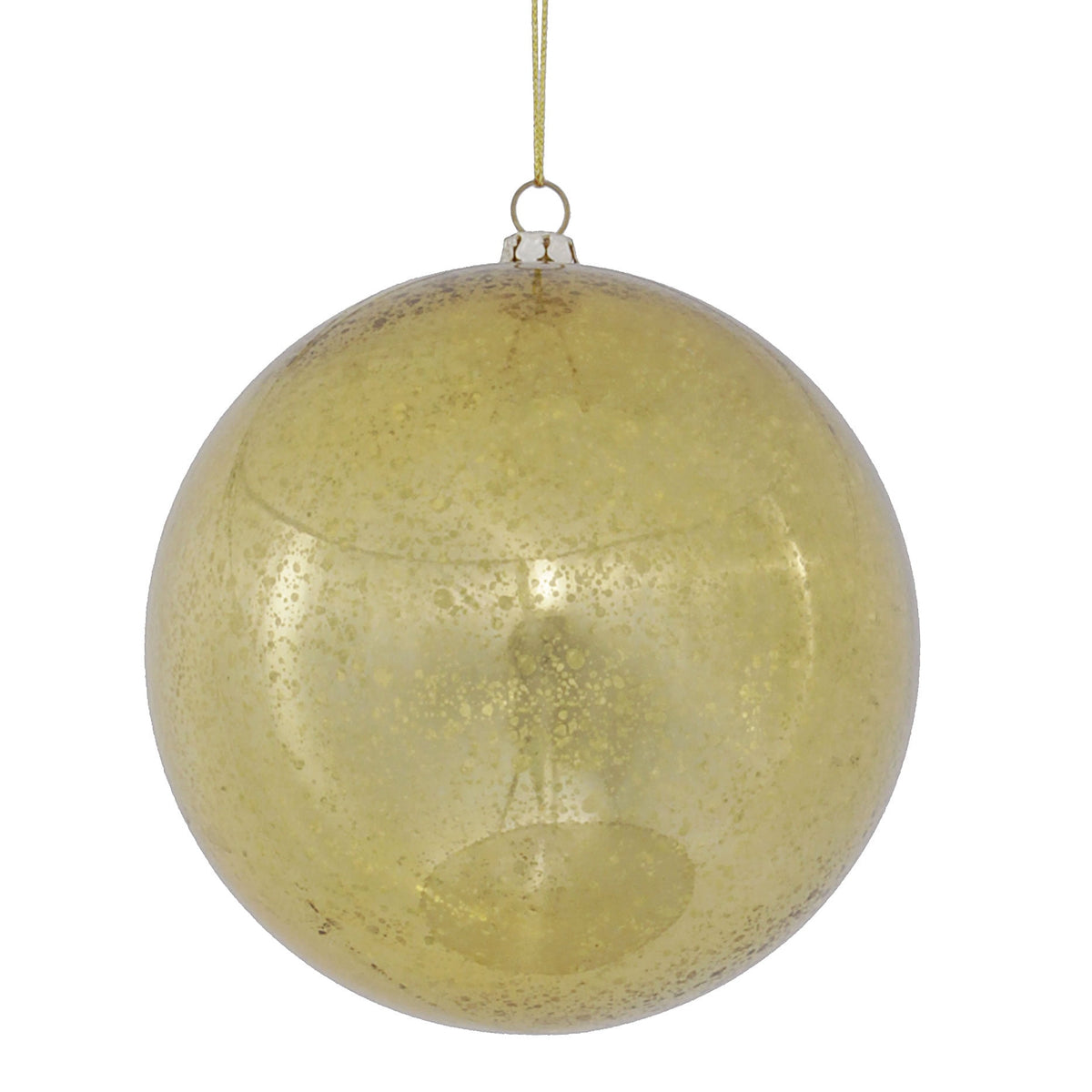 Merriva™ 4.75" Christmas Ornament Ball, Red Shiny Mercury Finish, Shatterproof Plastic