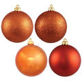 Merriva™ 6" Silver 4-Finish Ball Ornament Assortment, 4 per Box