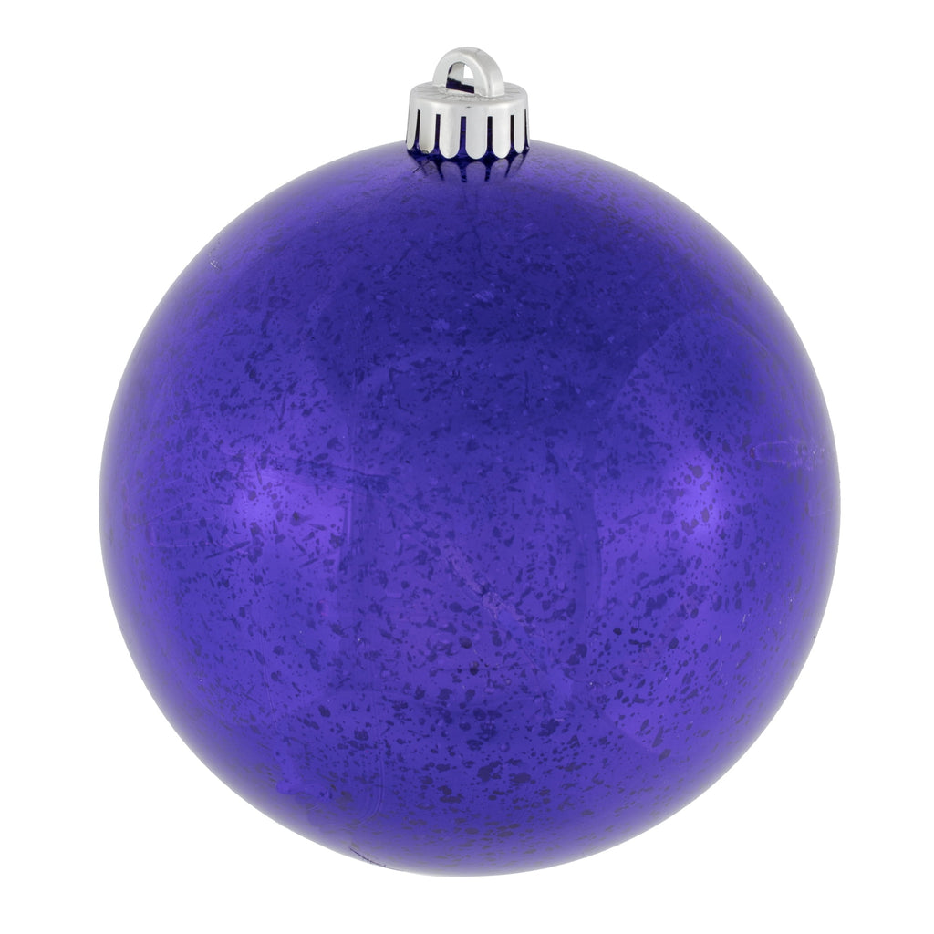 Merriva™ 8" Christmas Ornament Ball, Gold Shiny Mercury Finish, Shatterproof Plastic
