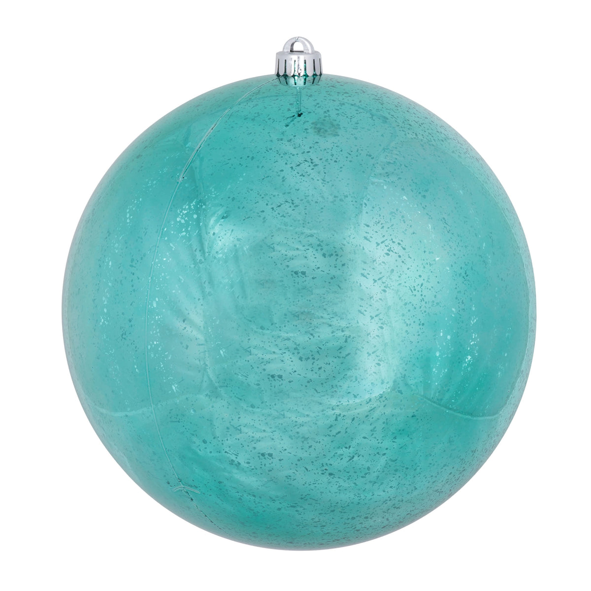 Merriva™ 8" Christmas Ornament Ball, Gold Shiny Mercury Finish, Shatterproof Plastic