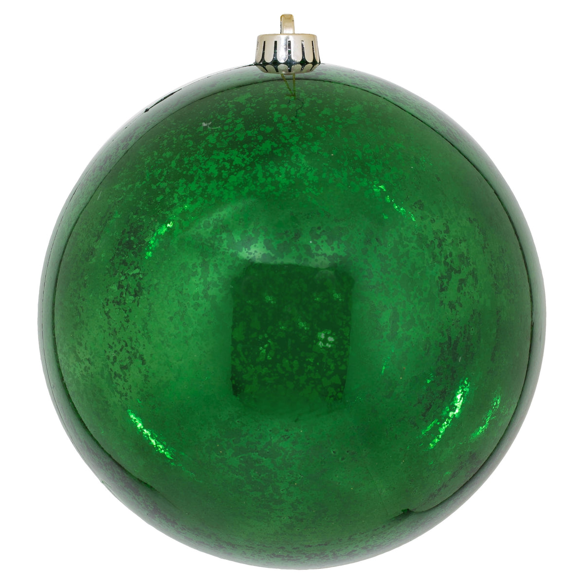 Merriva™ 8" Christmas Ornament Ball, Gold Shiny Mercury Finish, Shatterproof Plastic
