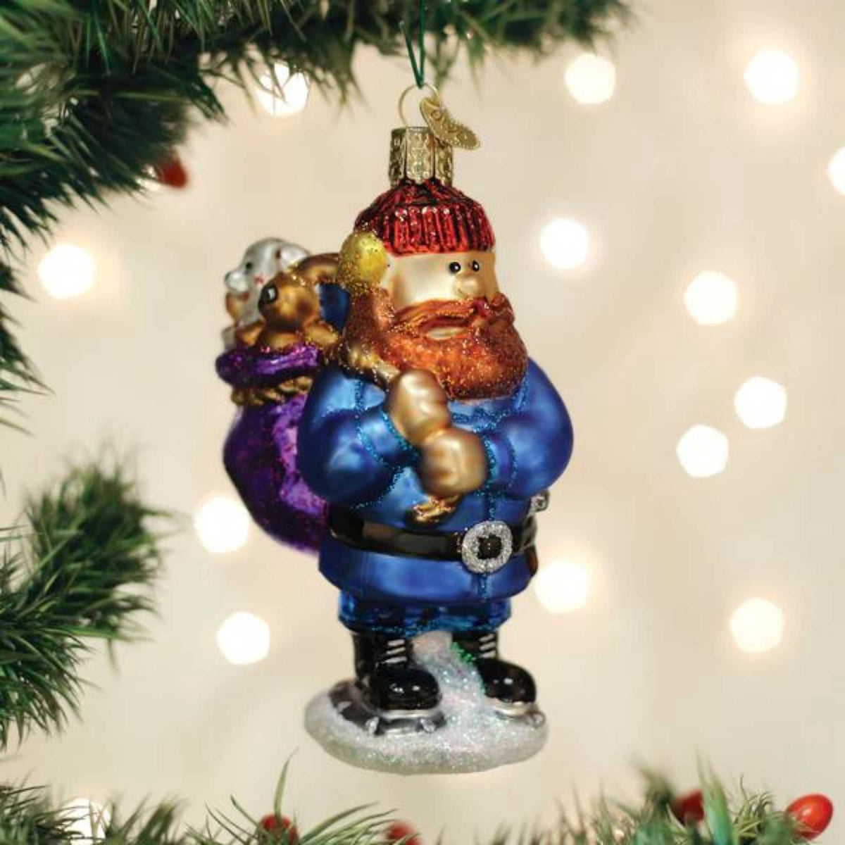 Old World Christmas Yukon Cornelius Glass Blown Ornament for Christmas Tree