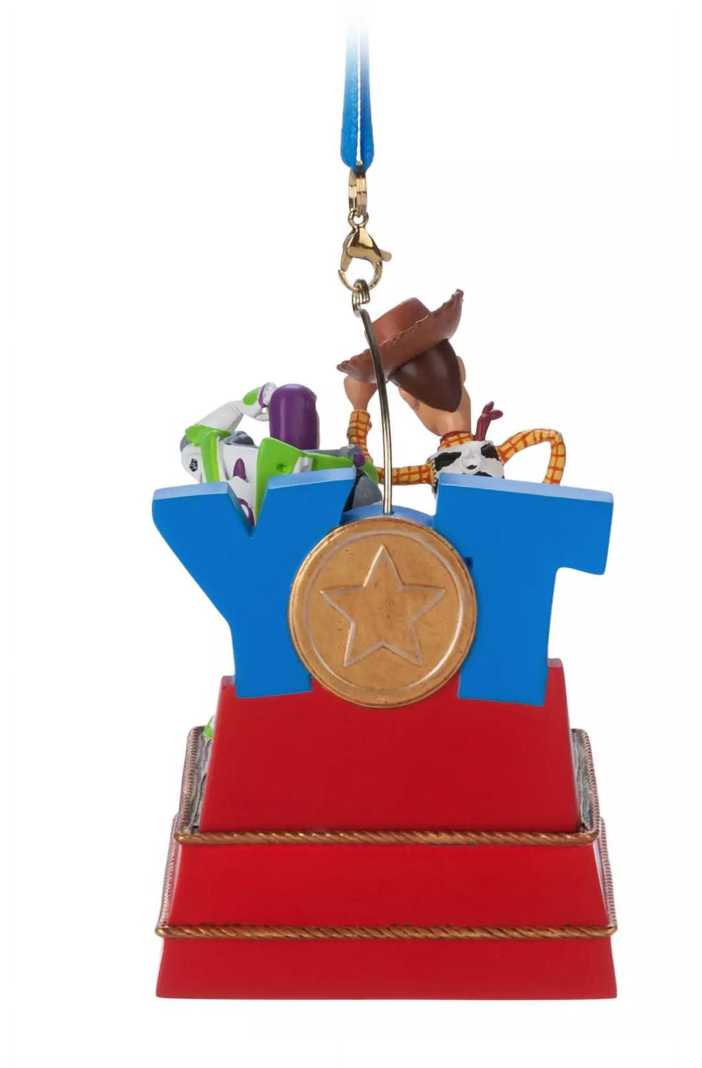  Sketchbook Woody Buzz Toy Story Singing Christmas Ornament New With Tag