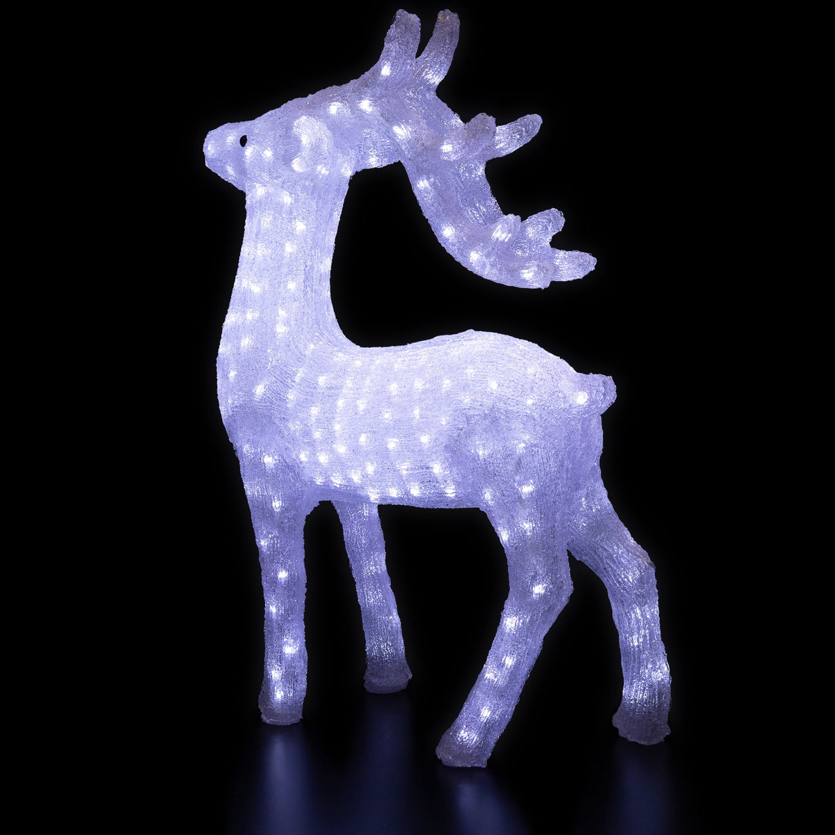 Northlight LED Lighted Commercial Grade Acrylic Reindeer Outdoor Christmas Decoration - 28"