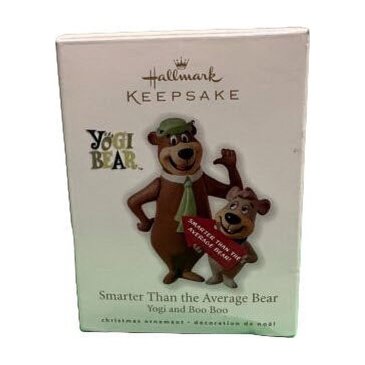 2010 Smarter Than the Average Bear (Yogi and Boo Boo) Keepsake Christmas Tree Ornament - QXI2036