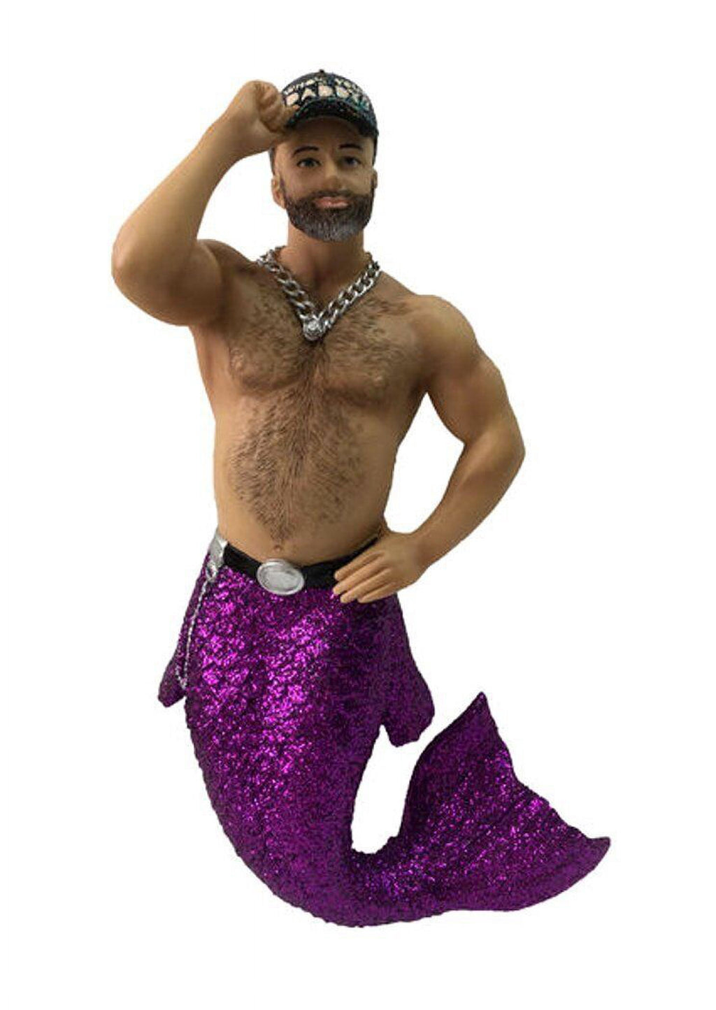 December Diamonds Whos Your Daddy Merman Christmas Holiday Ornament