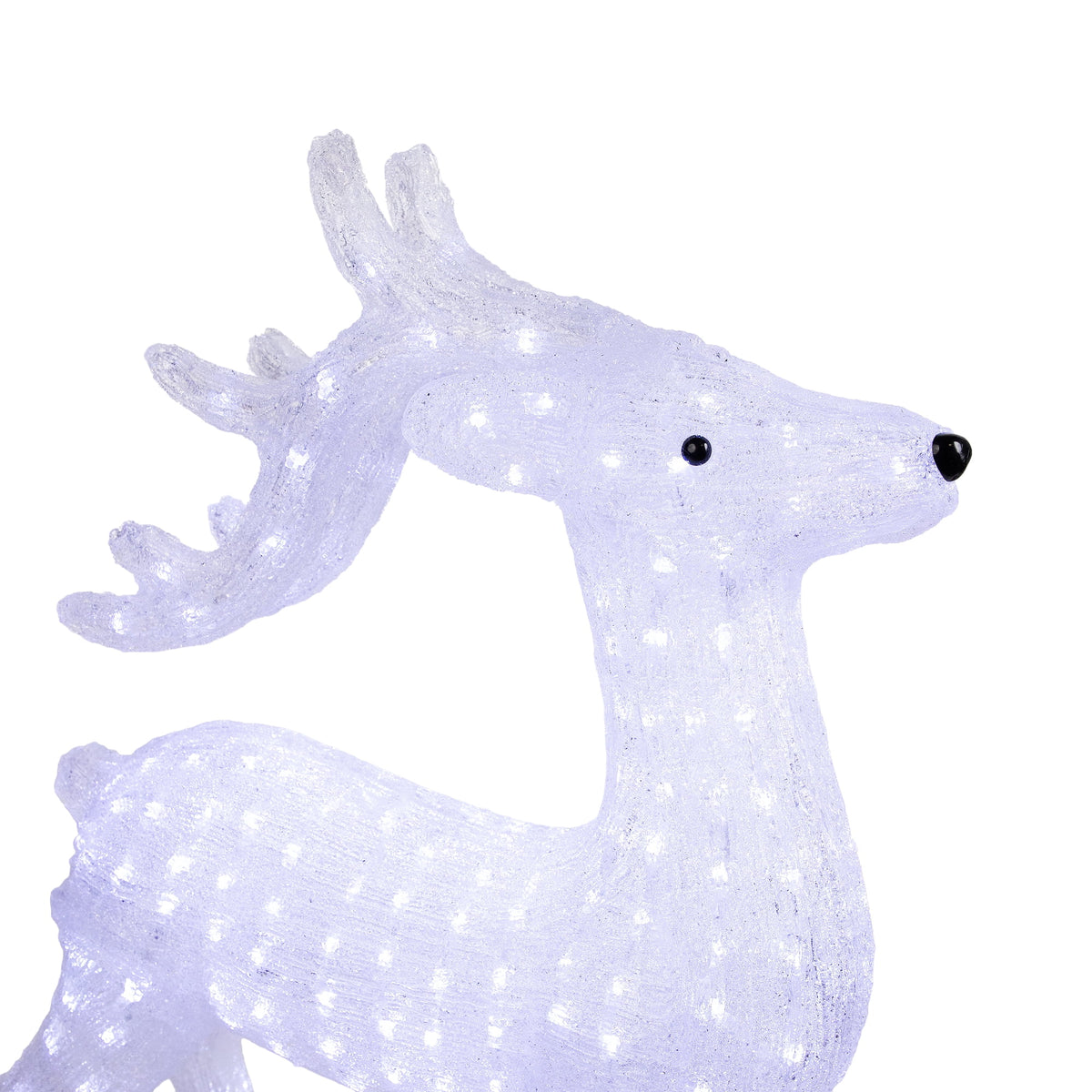 Northlight LED Lighted Commercial Grade Acrylic Reindeer Outdoor Christmas Decoration - 28"