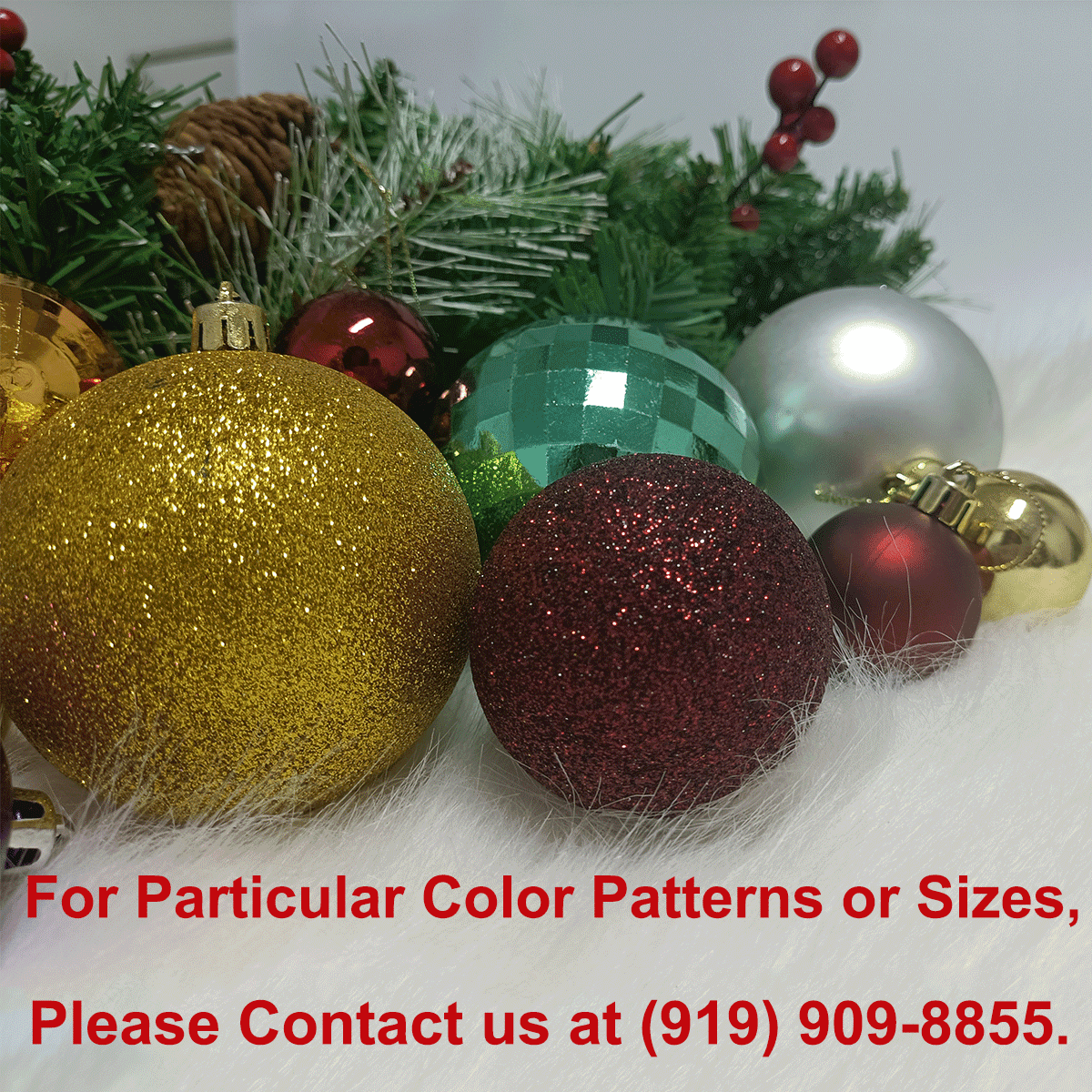 200Pcs Christmas Balls Ornaments for Christmas Tree Shatterproof Xmas Decors Hanging Ball Decorations