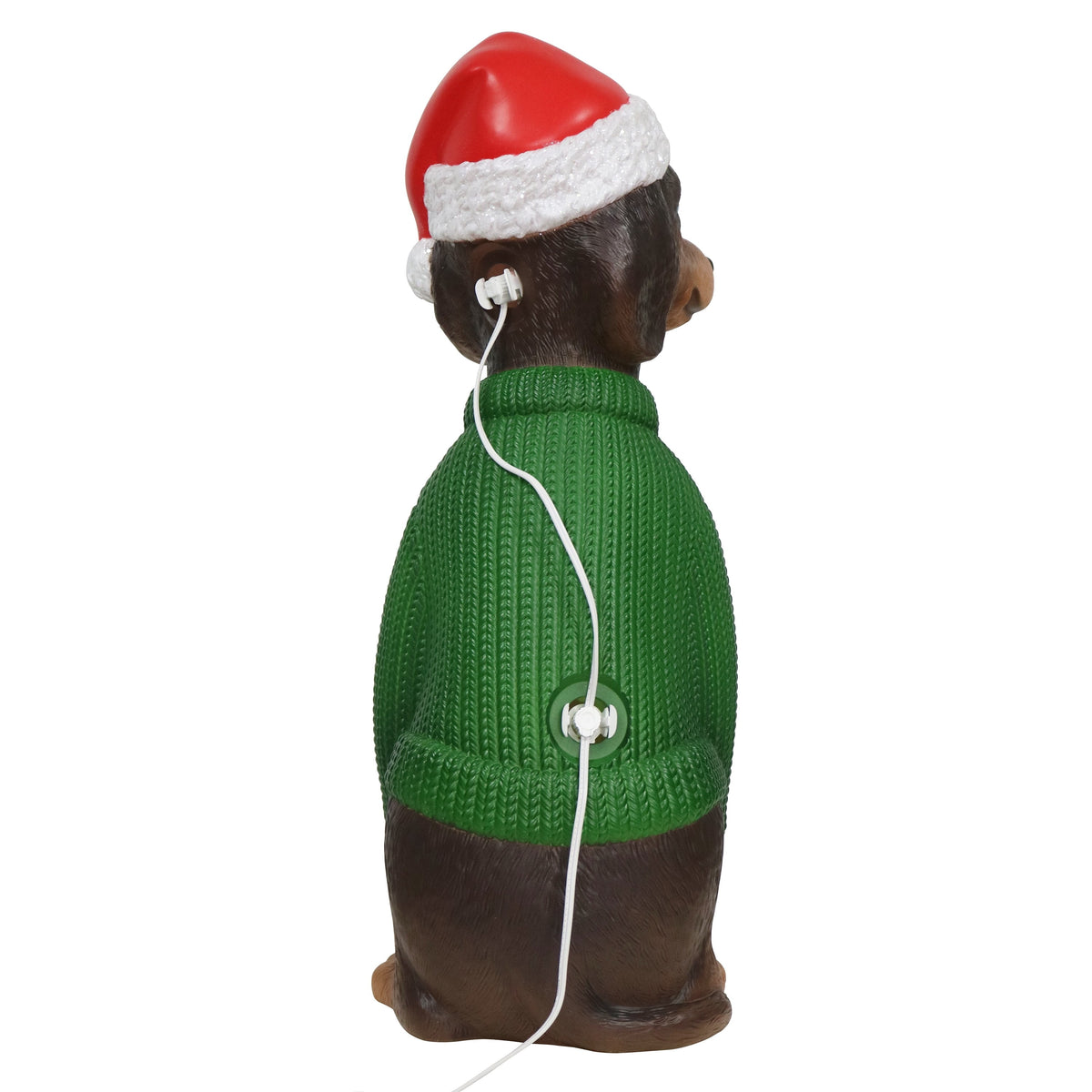 Lighted Blow Mold Dachshund Indoor/Outdoor Christmas Decoration, Multicolor, 24", by 
