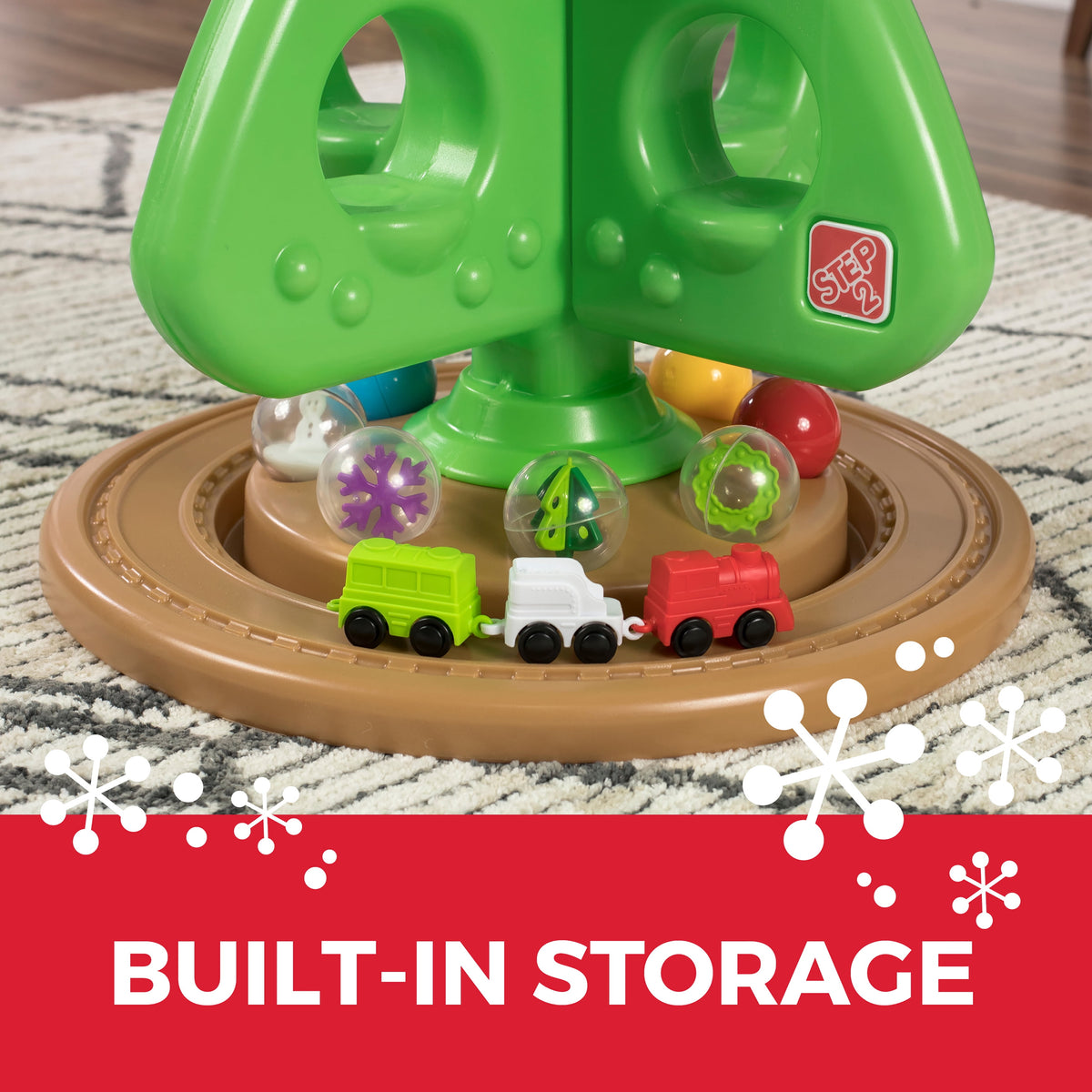 Step2 Christmas Green Resin Tree with Bonus Ornaments