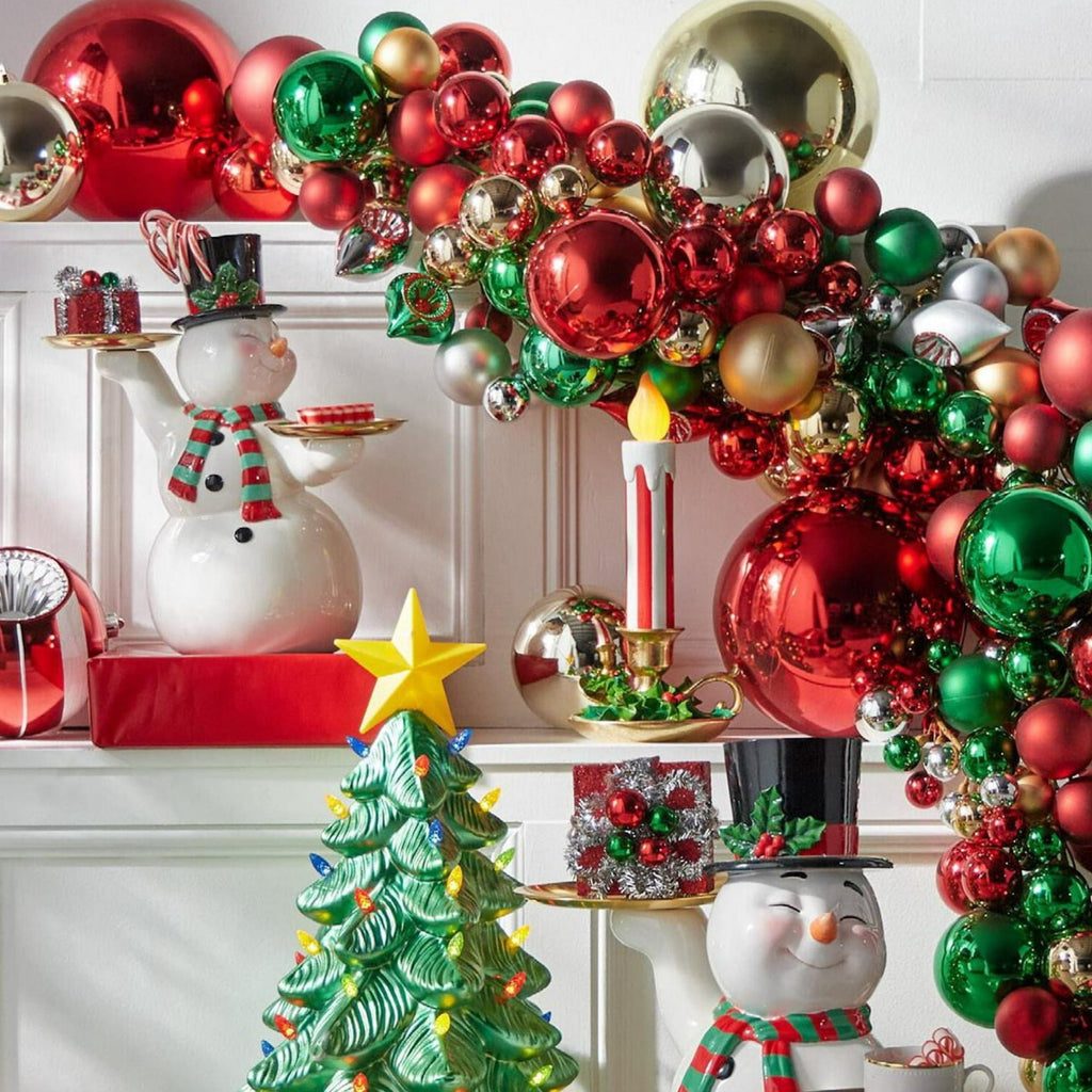 RAZ Imports 10" Matte Red Large Ball Shatterproof Christmas Ornament