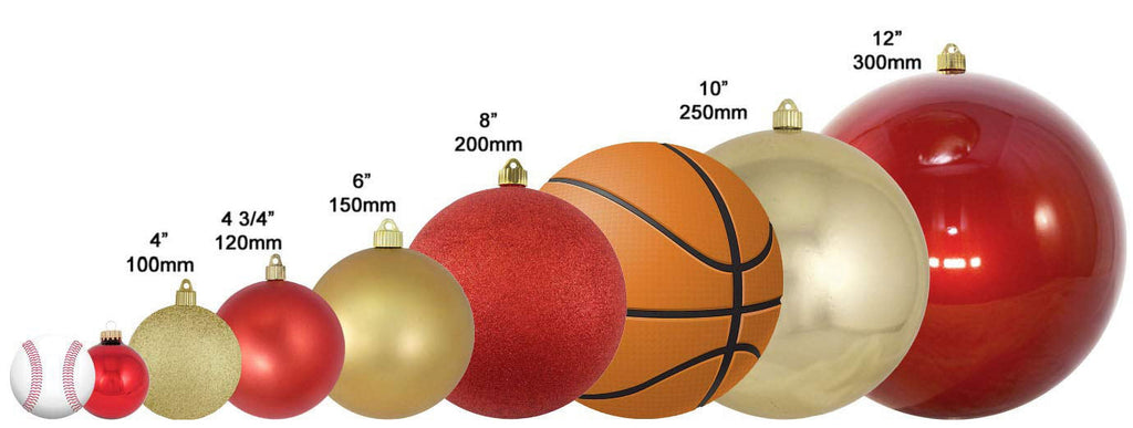 Christmas By Krebs Ornament, Large Commercial Grade Indoor and Outdoor Shatterproof Plastic, UV and Water Resistant Ball Ornament Decorations (Shiny Azure Blue, 10 inch (250mm))