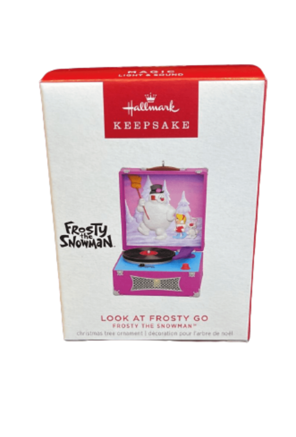  2023 Keepsake Look at Frosty Go Sound Christmas Ornament New with Box