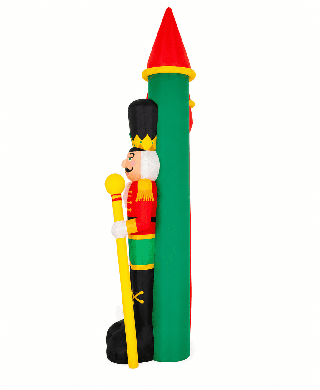 Yexmas 10FT Christmas Inflatable Archway, Blow Up Nutcracker Soldier Arch Decoration with Built-in LED, Xmas Outdoor Decor for Lawn Yard Garden Party Home Indoor Holiday