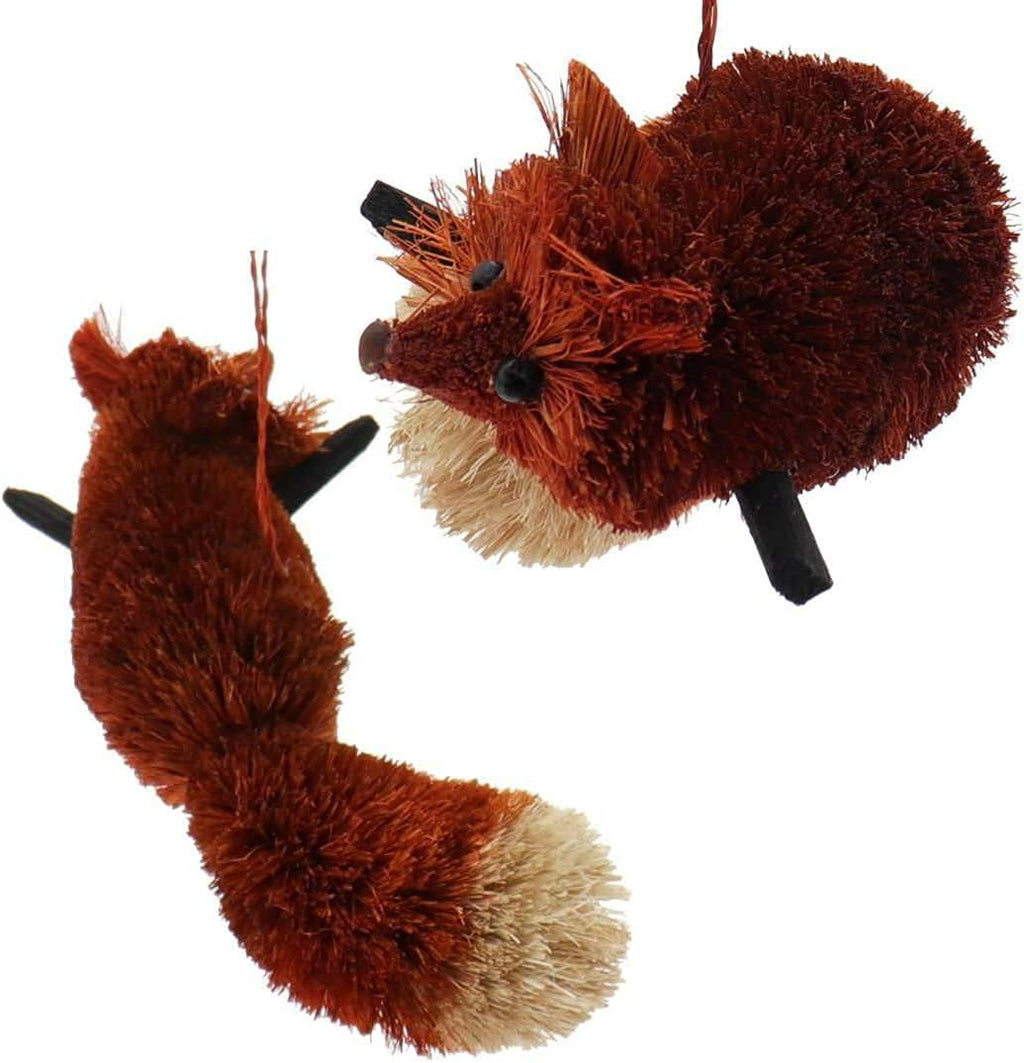 Kurt Adler Buri Woodland Animal Decorative Holiday Ornament Set (5 Pack)