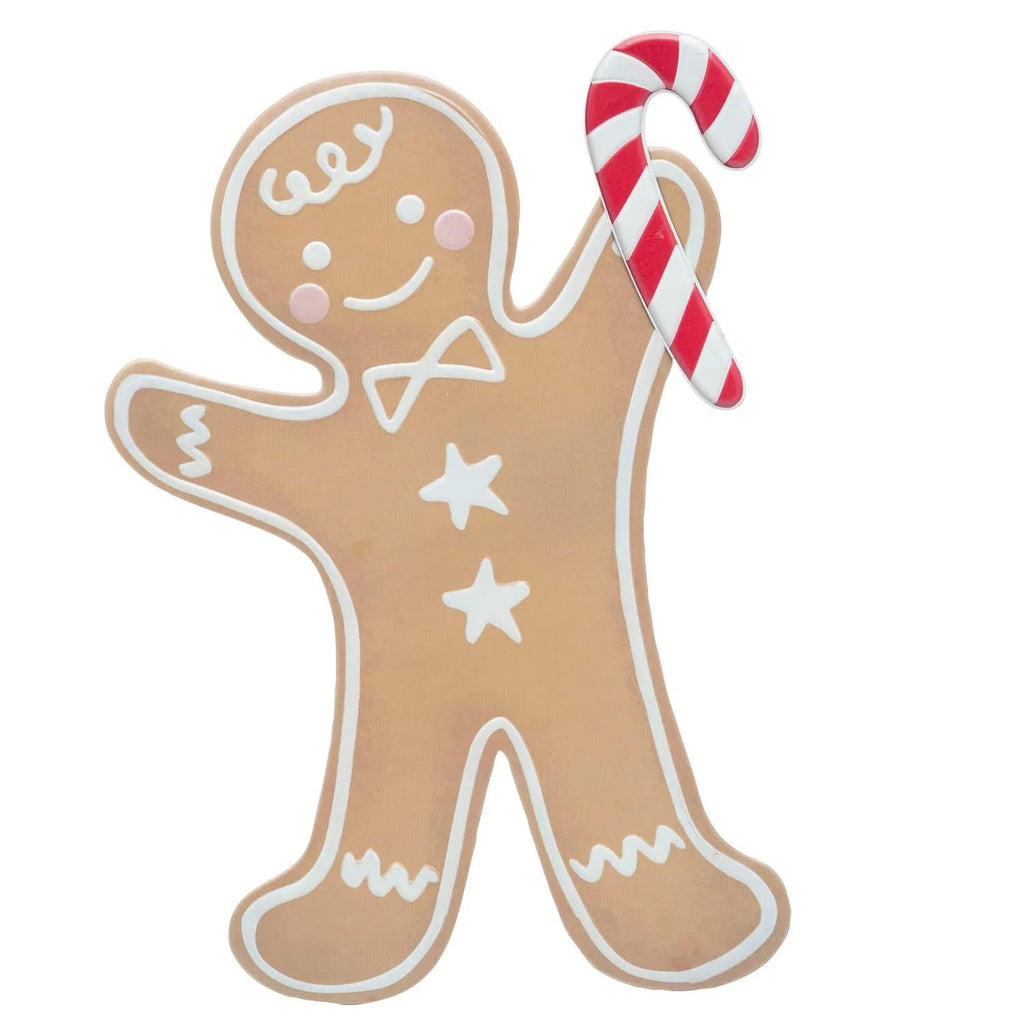 Morris Costumes - 35 3/4" Iron Gingerbread Boy Christmas Decoration - One Size