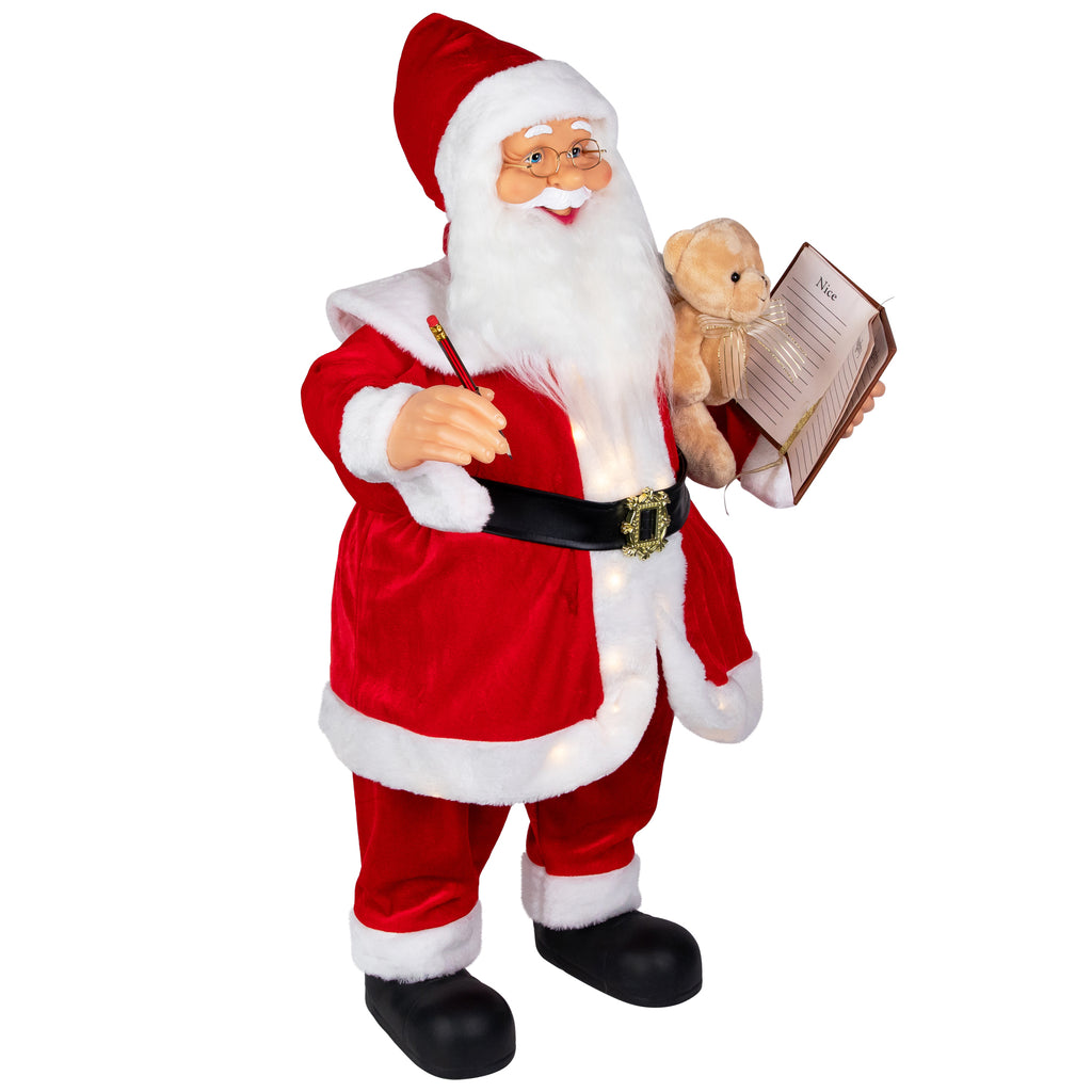 Northlight Lighted and Animated Musical Santa Claus Christmas Decoration - 32"