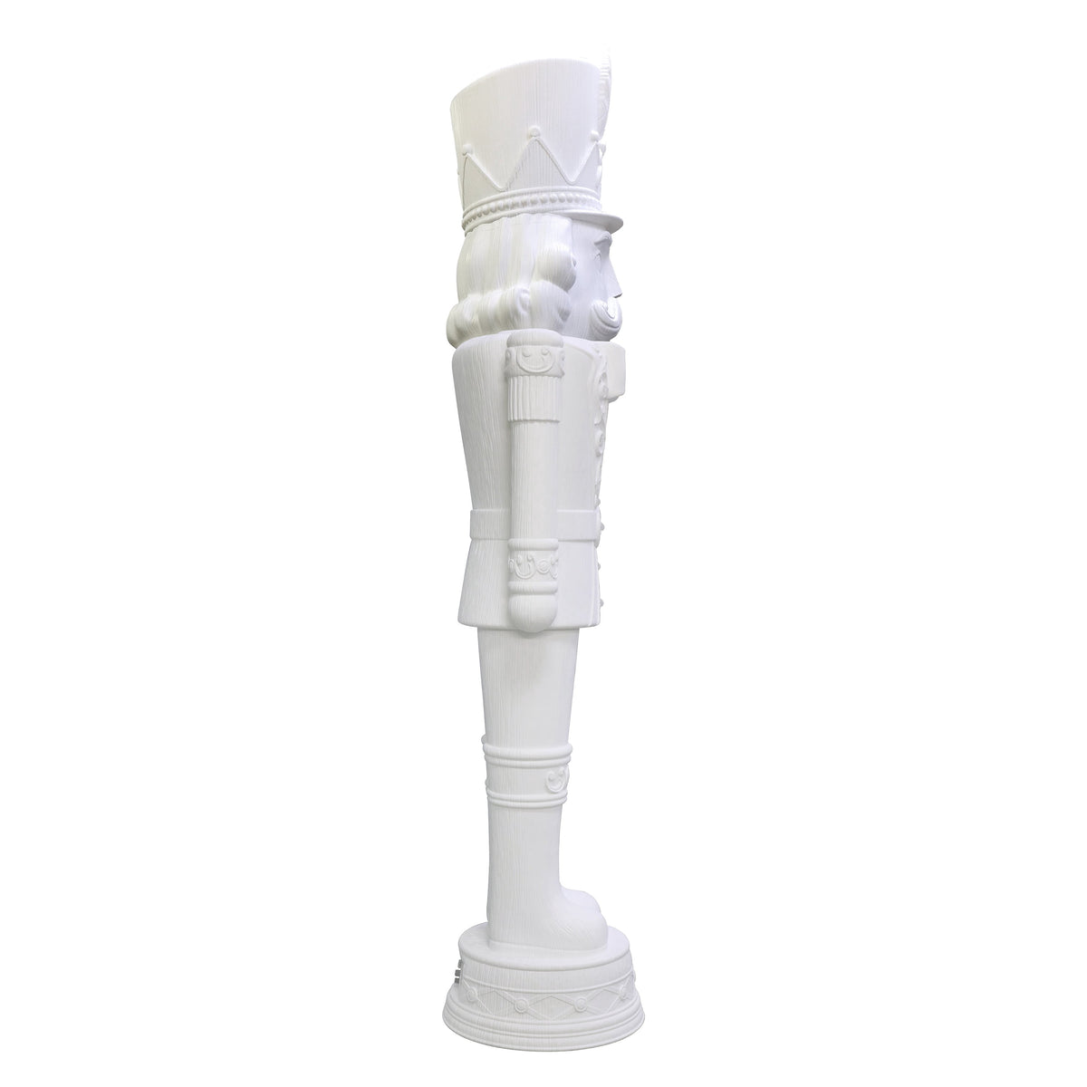 Giant Paint-it-Yourself Light-Up LED Nutcracker Christmas Decoration, White, 6.25', by 