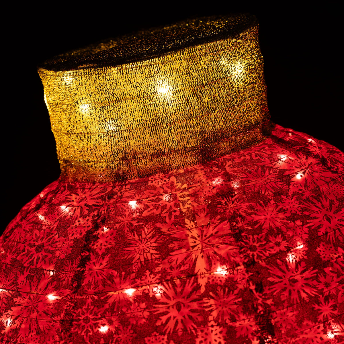 Northlight LED Lighted Twinkling Tinsel Ball Ornament Outdoor Commercial Christmas Decoration - 36"