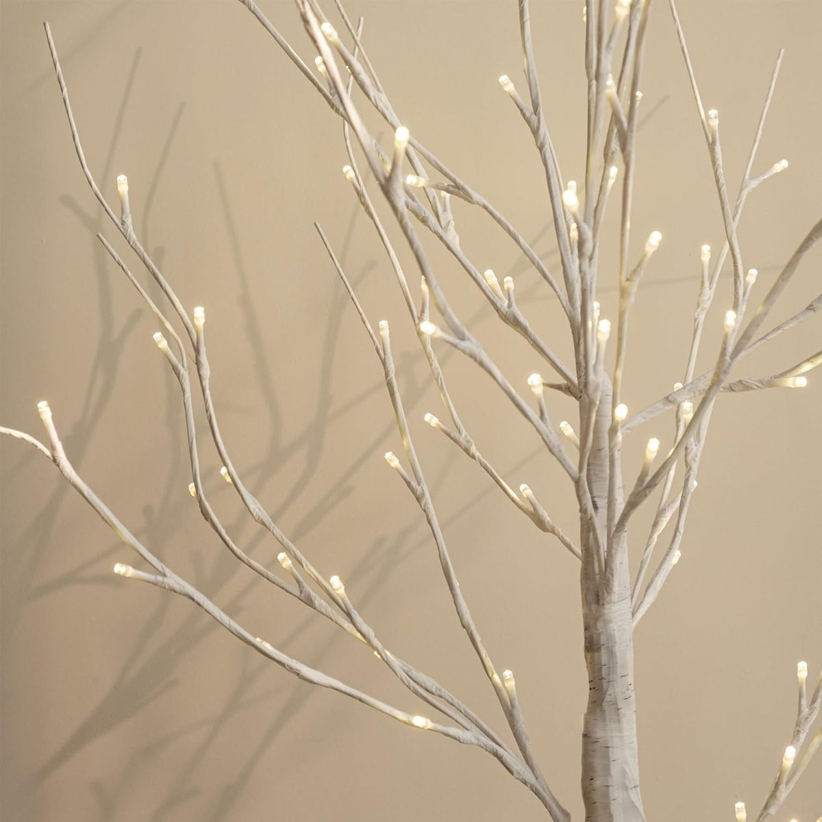NOWSTO Birch Tree Lights, Set of 3 (4FT, 6FT, 8FT), 440 Warm White LED Lights with Timer Function, Christmas Outdoor Decor for Garden Patio Yard, Indoor Christmas Decorations for Home Bedroom Party