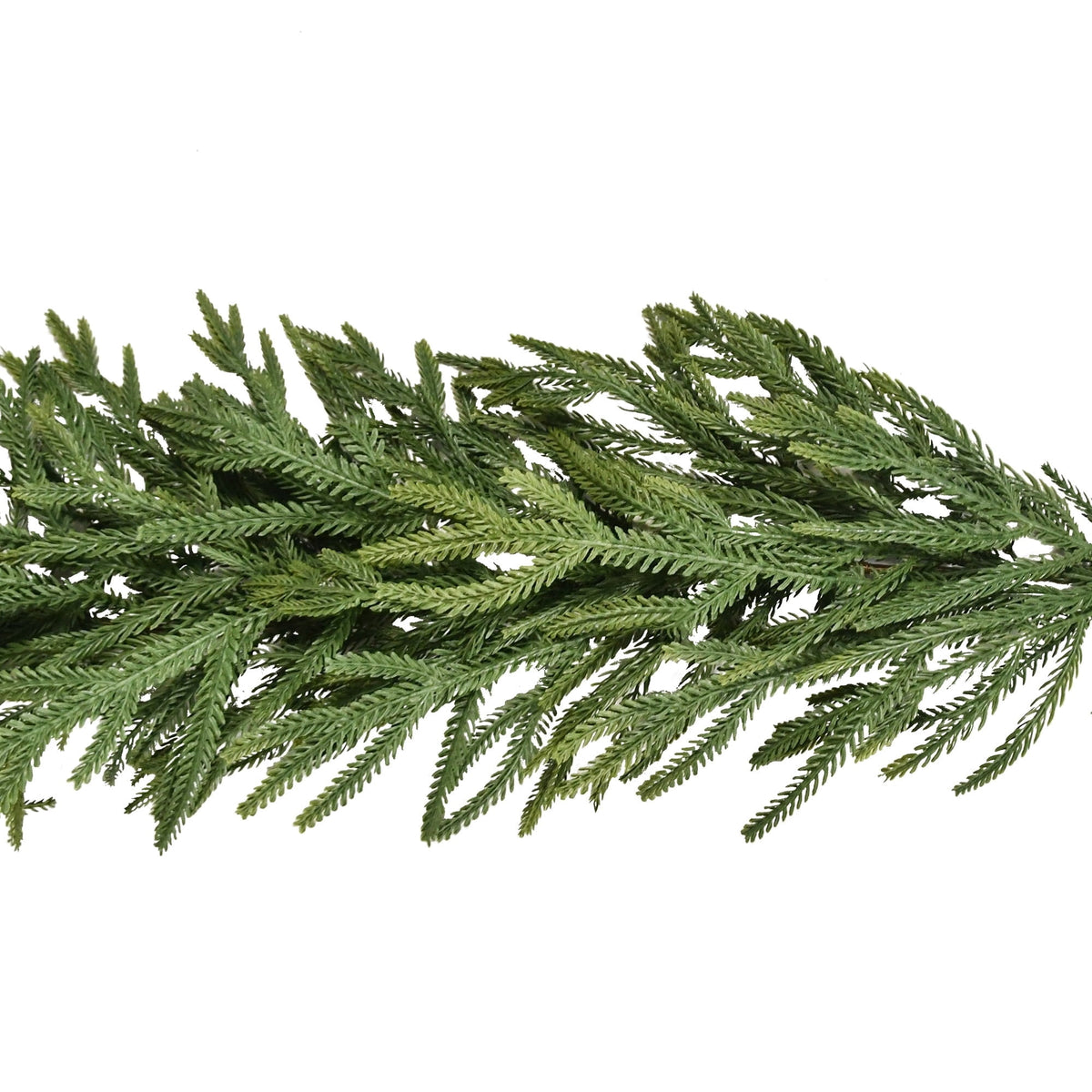  Norfolk Unlit Artificial Christmas Garland, Green, 9'