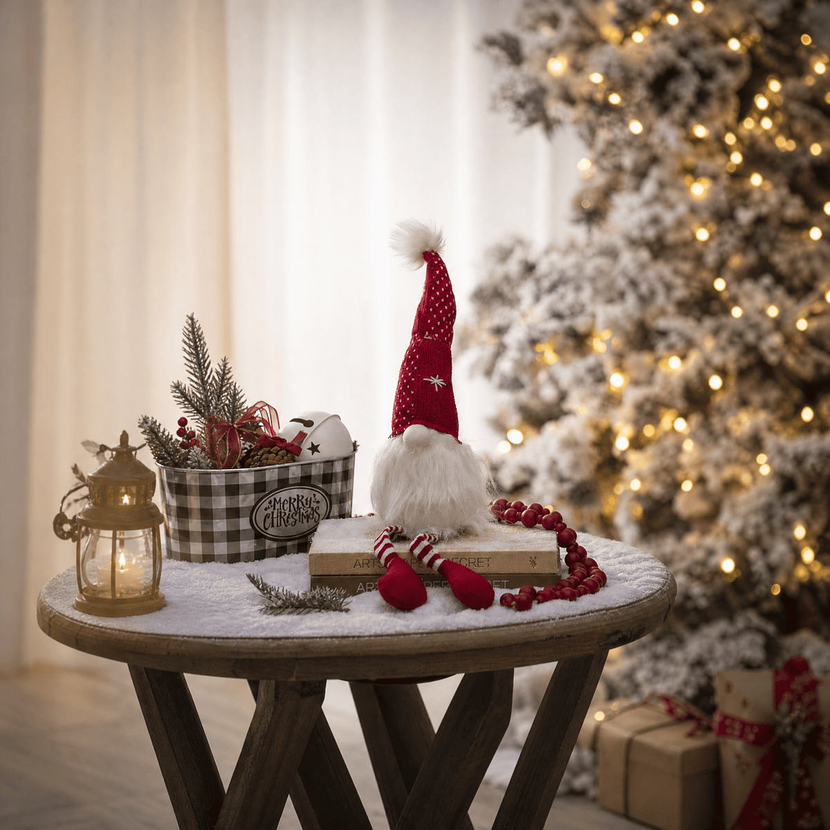 Christmas Gnomes Decorations, Christmas Table Home Ornaments for Holiday Party Gifts