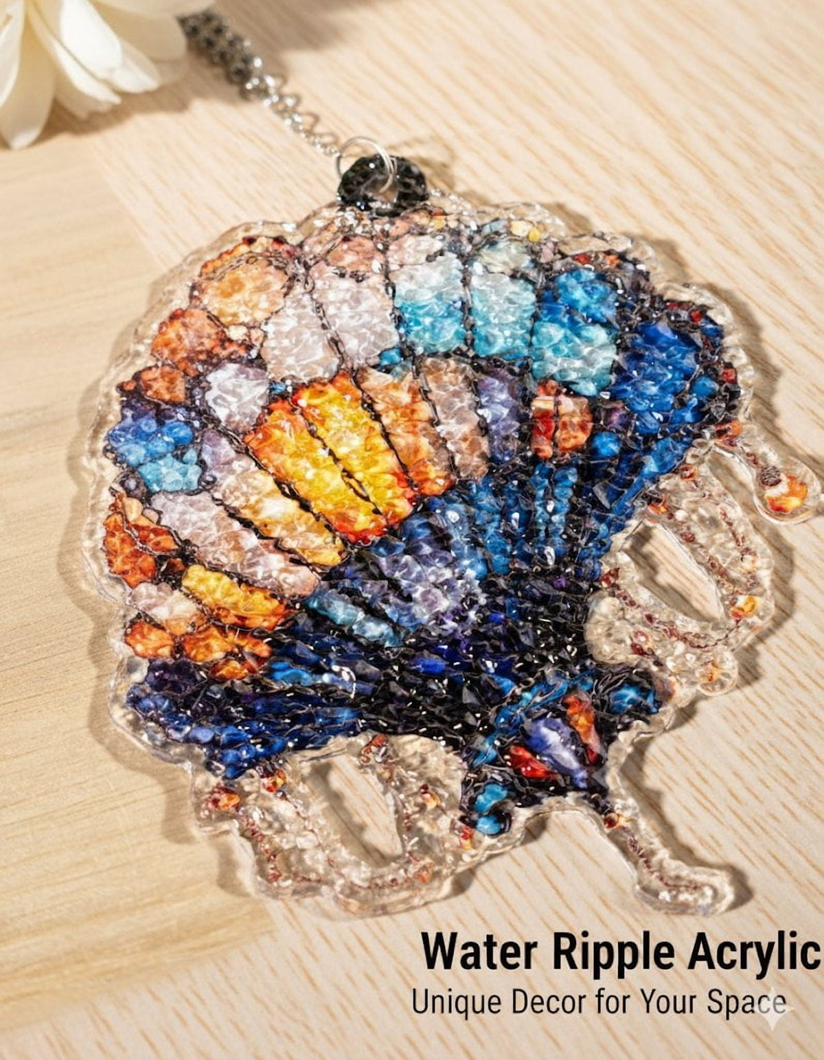 Monarch Butterfly Acrylic Suncatcher Window Hanging, Monarch Butterfly Ornaments, Monarch Butterfly Christmas Decorations
