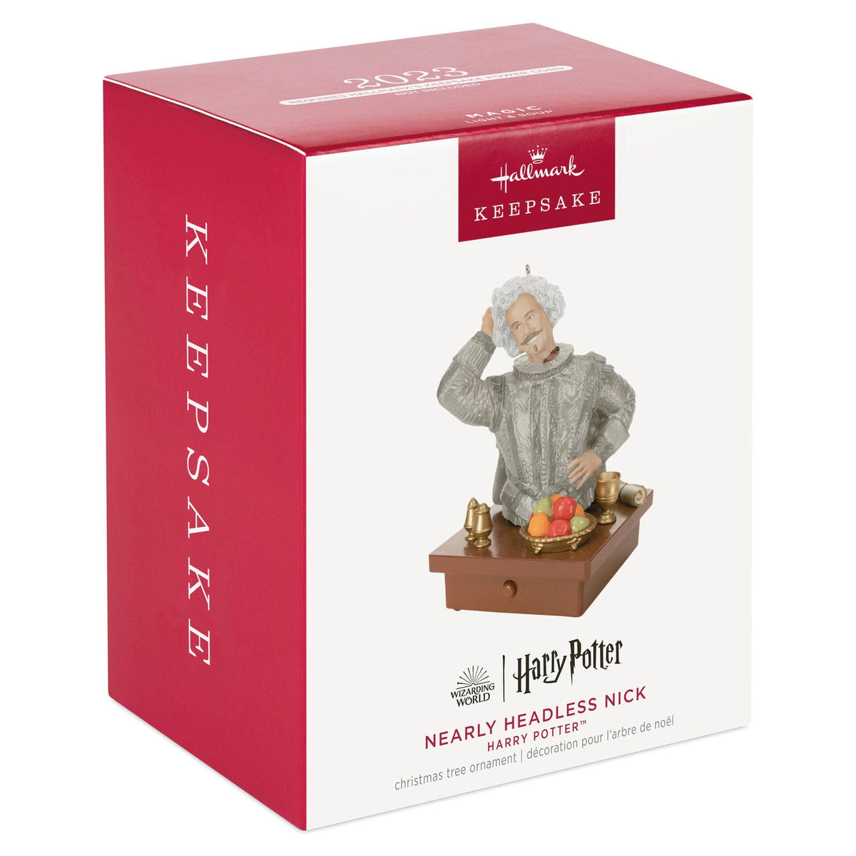  2023 Keepsake Harry Potter Headless Nick Christmas Ornament New Box
